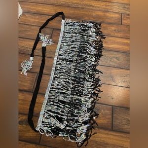 Festival tie sparkly skirt, size M